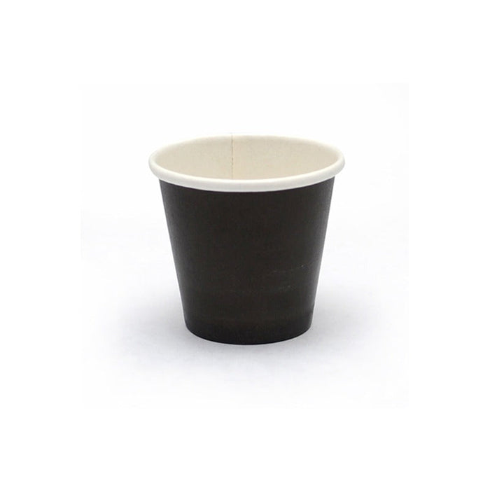 Tarrina de cartón negra para caliente/frío 45ml Ø46mm A40mm - 1000Uds