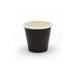 Tarrina de cartón negra para caliente/frío 45ml Ø46mm A40mm - 1000Uds
