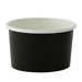 Tarrina de cartón negra para caliente/frío 60ml Ø62mm A35mm - 1000Uds