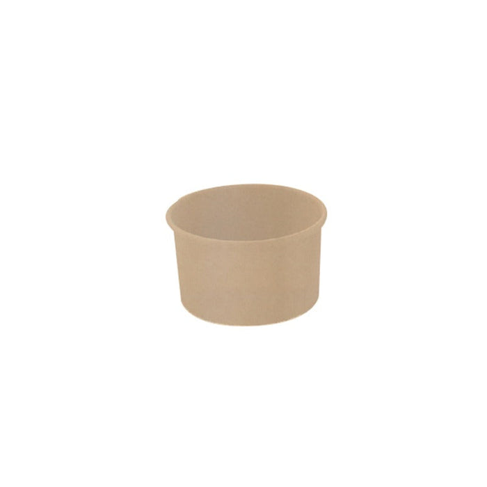 Tarrina de cartón y fibra de bambú 150ml Ø85mm A52mm - 1000Uds