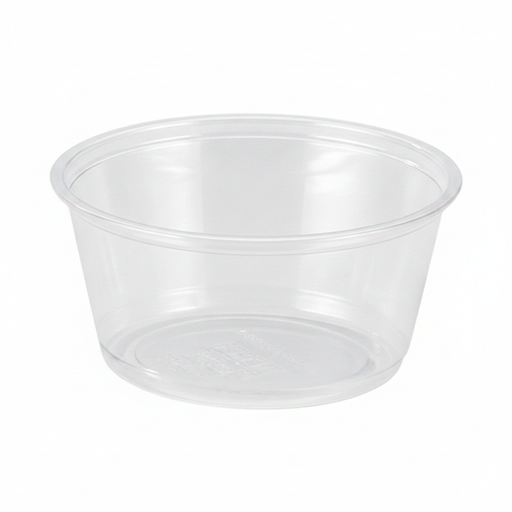 Salsera PP transparente 100ml Ø70mm A32mm - 1000Uds