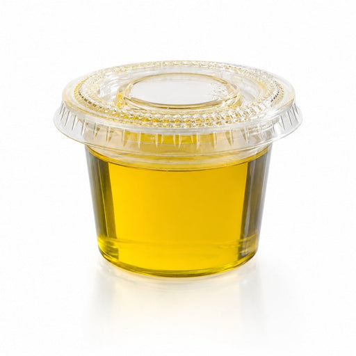 Tapa PET transparente plana Ø65mm - 3000Uds