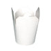 Caja redonda de cartón blanco con cierre de muesca H98mm 750ml - 500Uds
