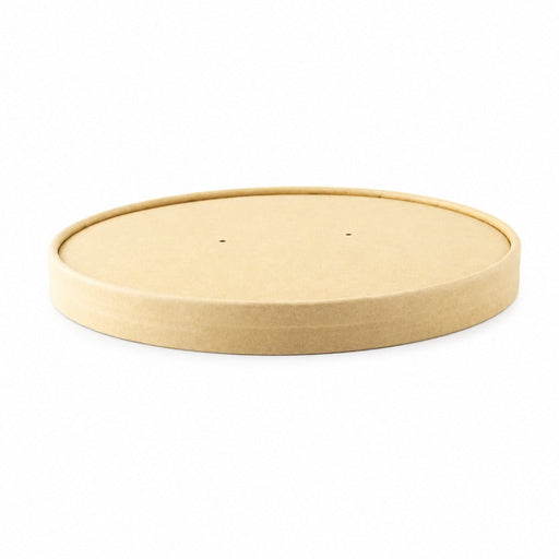 Tapa de cartón kraft marrón sin plástico Ø61mm - 1000Uds