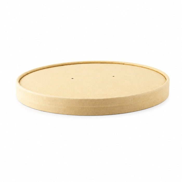Tapa de cartón kraft marrón sin plástico Ø61mm - 1000Uds