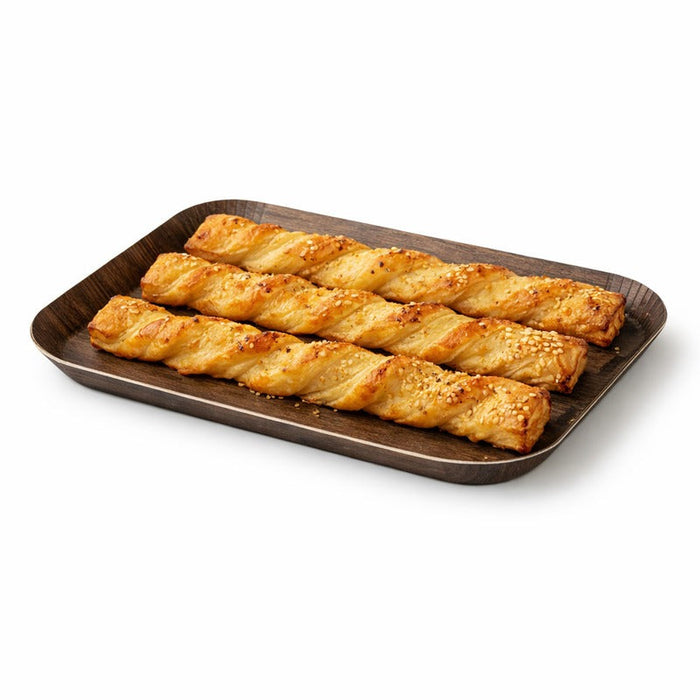 Bandeja decorativa de madera oscura 147x235mm H12mm - 200Uds