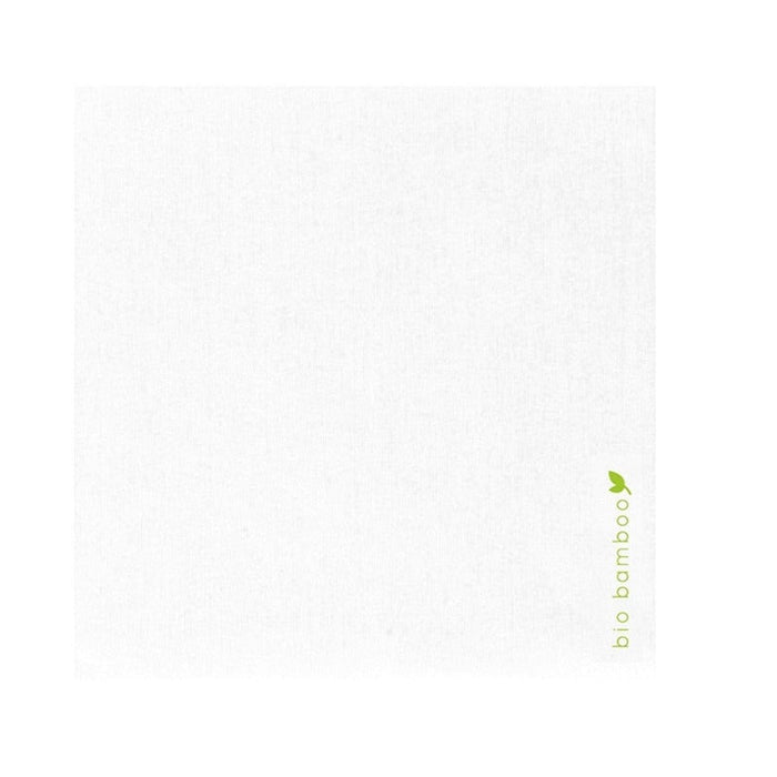 Servilleta de fibra de bambú blanca 250x250mm - 1000Uds