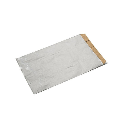 Funda bocadillo aluminio con interior kraft marrón 140x220mm A70mm - 1000Uds