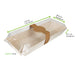 Bandeja de madera rectangular Samouraï 215x85mm A28mm - 100Uds