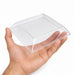 Tapa cúpula Samurai transparente en plástico PET para bandeja 207x207mm H35mm - 100Uds