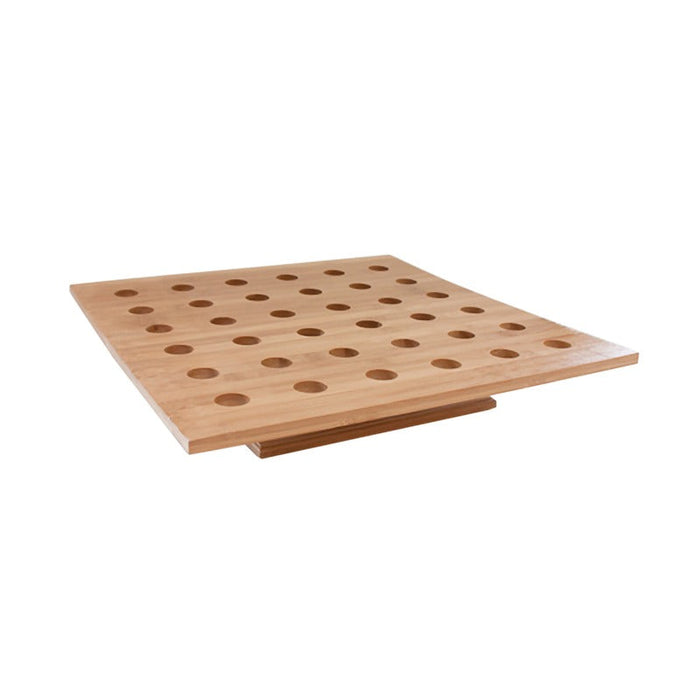 Soporte cono de bambú 36 agujeros 400x400mm A85mm - 1Ud