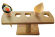 Soporte cono de bambú 5 agujeros 235x80mm H95mm - 10Uds