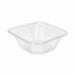 Ensaladera PET cuadrada transparente (sin Tapa) 750ml 195x195mm A55mm - 400Uds