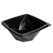 Ensaladera PET cuadrada negra (sin Tapa) 1000ml 200x200mm A80mm - 400Uds