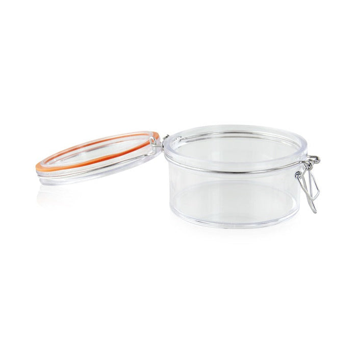 Mini tarro redondo transparente en PS 300ml Ø106mm A64mm - 30Uds