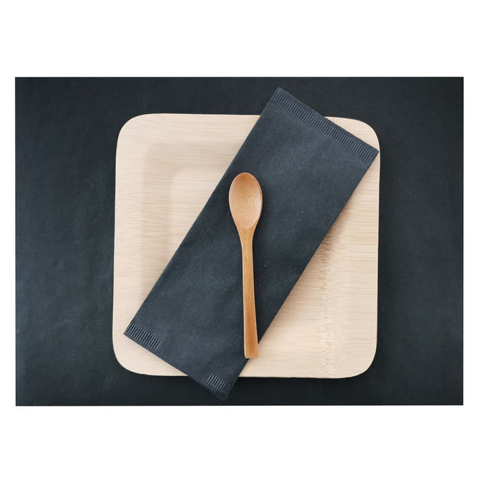 Mantel individual de papel negro 300x400mm - 1000Uds