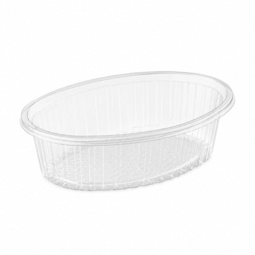 Ensaladera Ovalada de plástico Apet (sin Tapa) 500ml 190x140mm A75mm - 400Uds