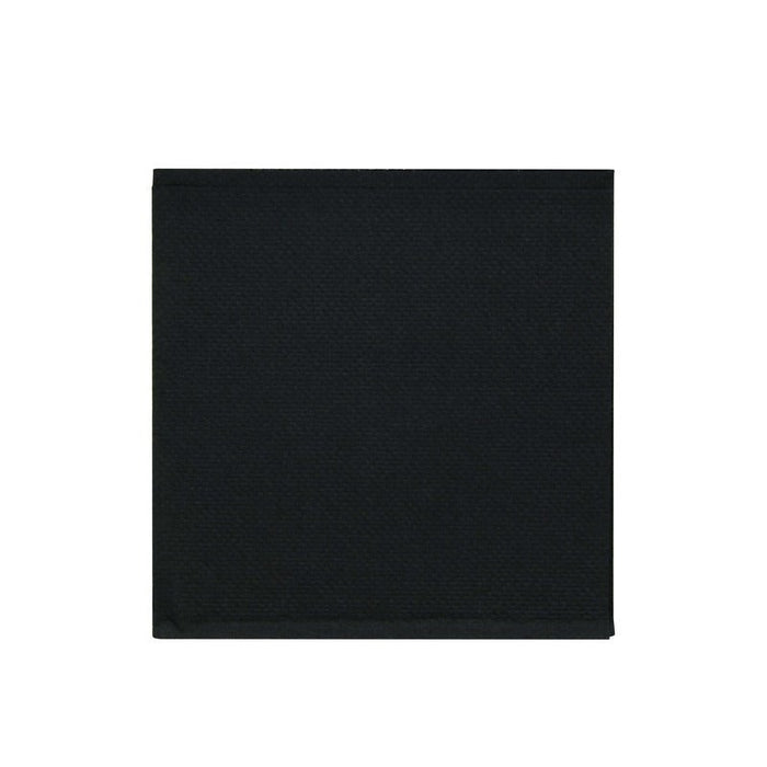 Servilleta micropunto de papel de 2 capas negra 200x200mm - 4000Uds