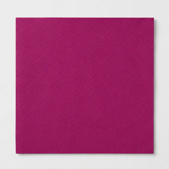 Servilleta micro puntos 2 plieges color Bordeau 380x380mm - 1200Uds