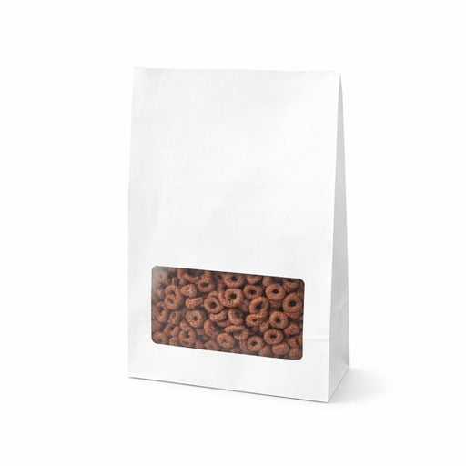 Bolsa Bloomer blanca con ventana 157x85mm A220mm - 500Uds