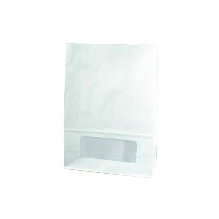 Bolsa Bloomer blanca con ventana 157x85mm A220mm - 500Uds