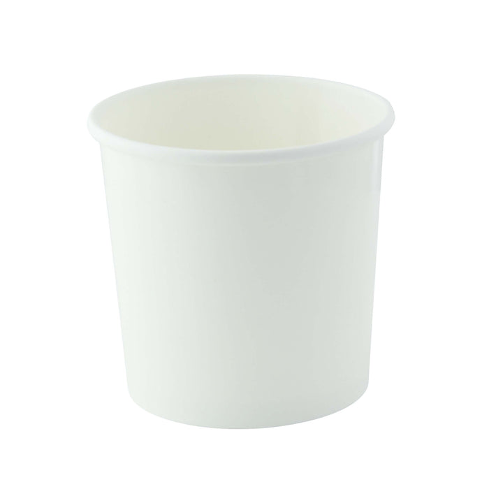 Vaso de cartón blanco para caliente/frío (vendido sin tapa) 350ml A89mm - 500Uds