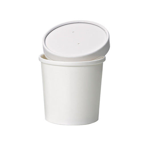 Vaso de cartón blanco para caliente/frío (vendido sin tapa) 490ml A100mm - 500Uds