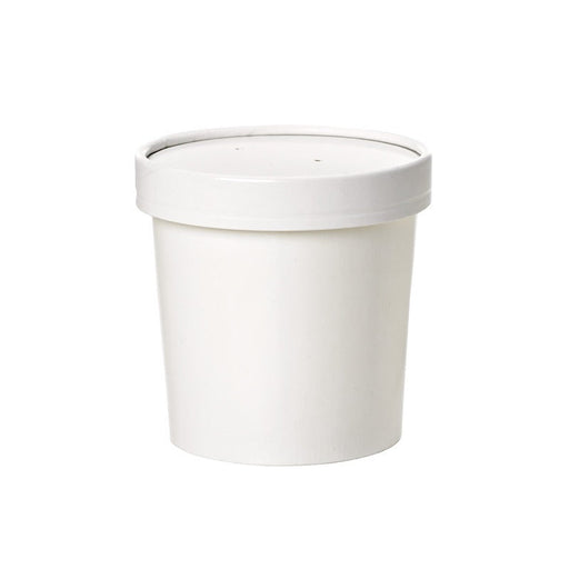 Vaso sopa de cartón con tapa 350ml A85mm - 250Uds