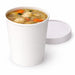 Vaso sopa de cartón con tapa 470ml A100mm - 250Uds