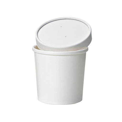 Vaso sopa de cartón con tapa 470ml A100mm - 250Uds