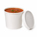 Vaso sopa cartón blanco para caliente/frío con tapa 960ml A140mm - 250Uds