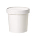 Vaso sopa cartón blanco para caliente/frío con tapa 960ml A140mm - 250Uds