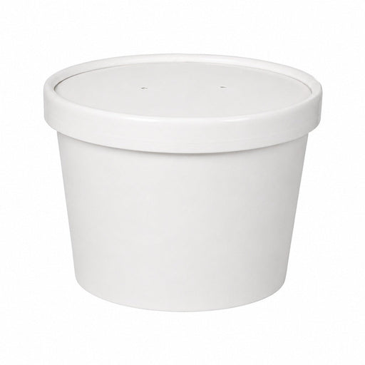 Vaso sopa de cartón con tapa 230ml A60mm - 250Uds