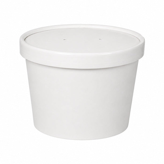 Vaso sopa de cartón con tapa 230ml A60mm - 250Uds