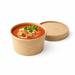 Vaso sopa cartón kraft para caliente/frío con tapa 240ml A67mm - 500Uds