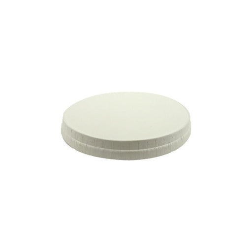 Tapa de cartón blanco sin plástico Ø115mm - 500Uds