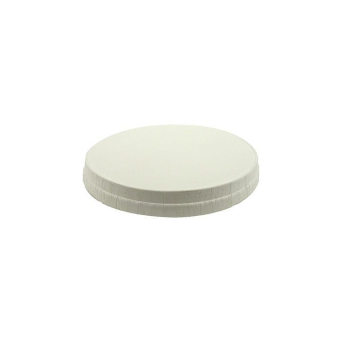 Tapa de cartón blanco sin plástico Ø115mm - 500Uds