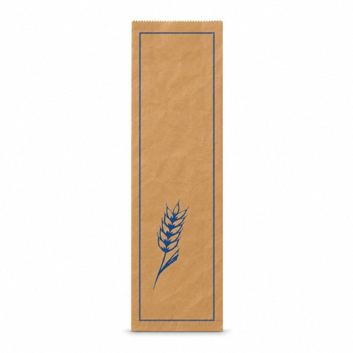 Bolsa de papel kraft decocarión azul 170x70mm A490mm - 1000Uds