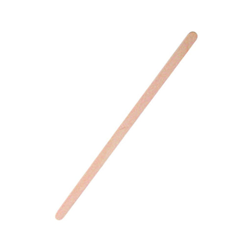 Agitador de madera con punta redondeada en caja dispensadora A140mm - 10000Uds