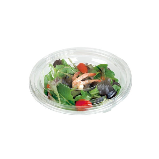 Combo Ensaladera redonda PET con tapa 1000ml Ø230mm A60mm - 100Uds
