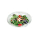 Combo Ensaladera redonda PET con tapa 1000ml Ø230mm A60mm - 100Uds