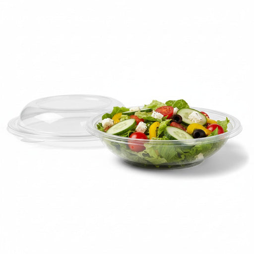 Combo Ensaladera redonda + tapa transparente 750ml Ø225mm - 100Uds