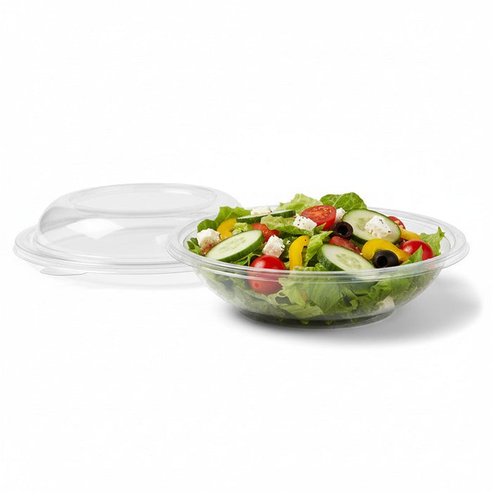 Combo Ensaladera redonda + tapa transparente 750ml Ø225mm - 100Uds