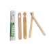 Palillos chinos de madera empaquetados por 2 unidades A150mm - 1000Uds