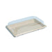 Bandeja sushi de pulpa con tapa transparente 216x135mm A40mm - 200Uds