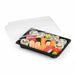 Bandeja PS negra para sushi con tapa transparente Suky 170x120mm A40mm - 200Uds