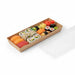 Bandeja para sushi kraft con tapa PET transparente 209x78mm A25mm - 300Uds