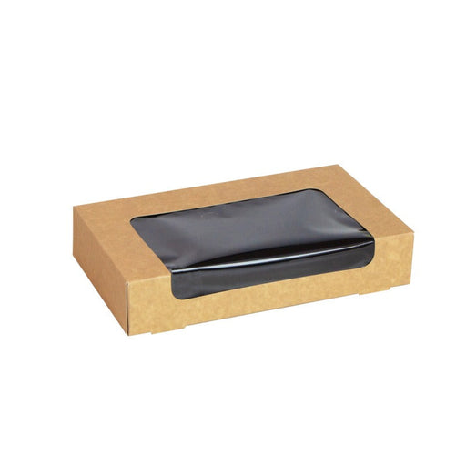 Caja de sushi con ventana antivaho para 18 piezas 210x120mm H40mm - 200Uds