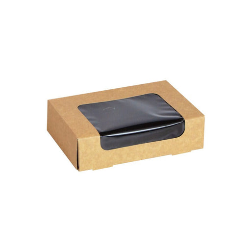 Caja de sushi con ventana antivaho para 10-12 piezas 152x100mm H40mm - 200Uds