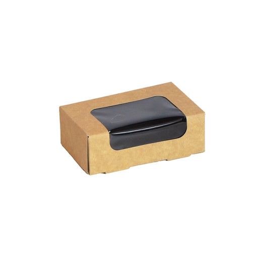Caja de sushi con ventana antivaho para 4-6 piezas 120x70mm H40mm - 200Uds
